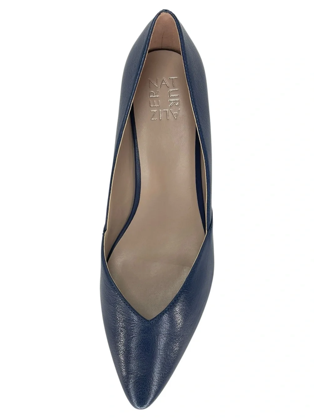Naturalizer Havana Midnight Blue Leather Womens Flats Size 8.5M